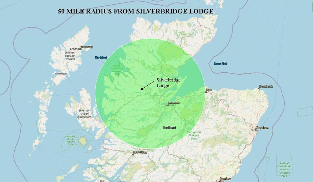 Silverbridge Lodge Garve Exterior foto